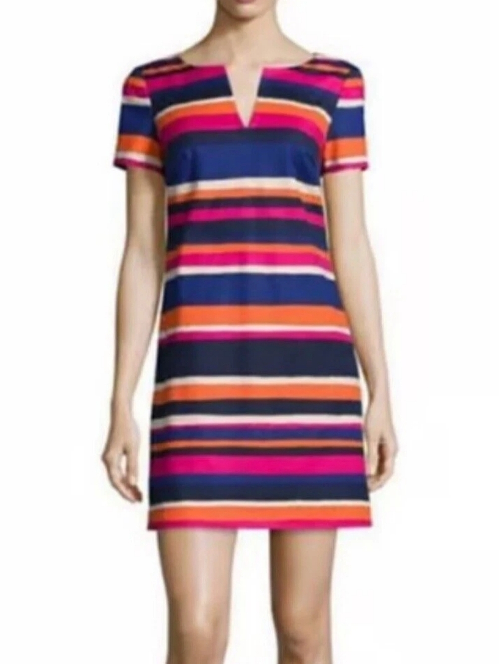 Trina Turk Preppy Luxe Dopamine Dressing Stripe Dress 6